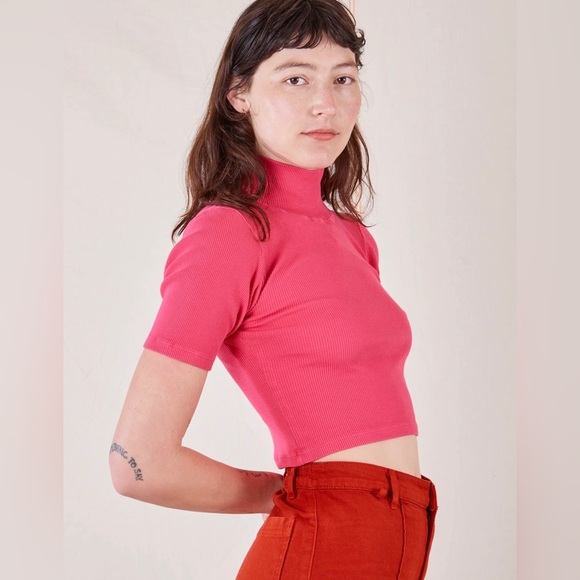 NWOT Big Bud Press 1/2 sleeve turtleneck - Picture 2 of 6